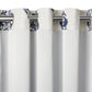 medallion window curtain panel