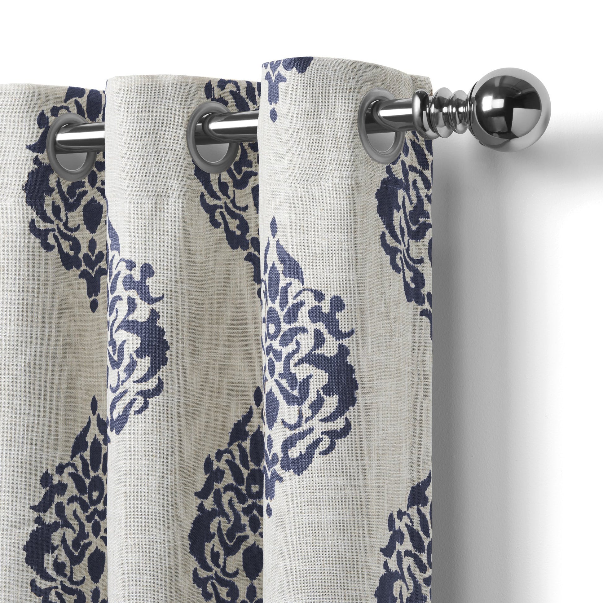 medallion window curtain panel