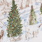Santa’s Snowy Sleighride Table Runner