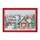 Storybook Christmas Village Holiday Placemat Set of 4