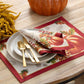 Swaying Leaves Bordered Fall Placemat, Set of 4