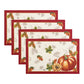 Swaying Leaves Bordered Fall Placemat, Set of 4