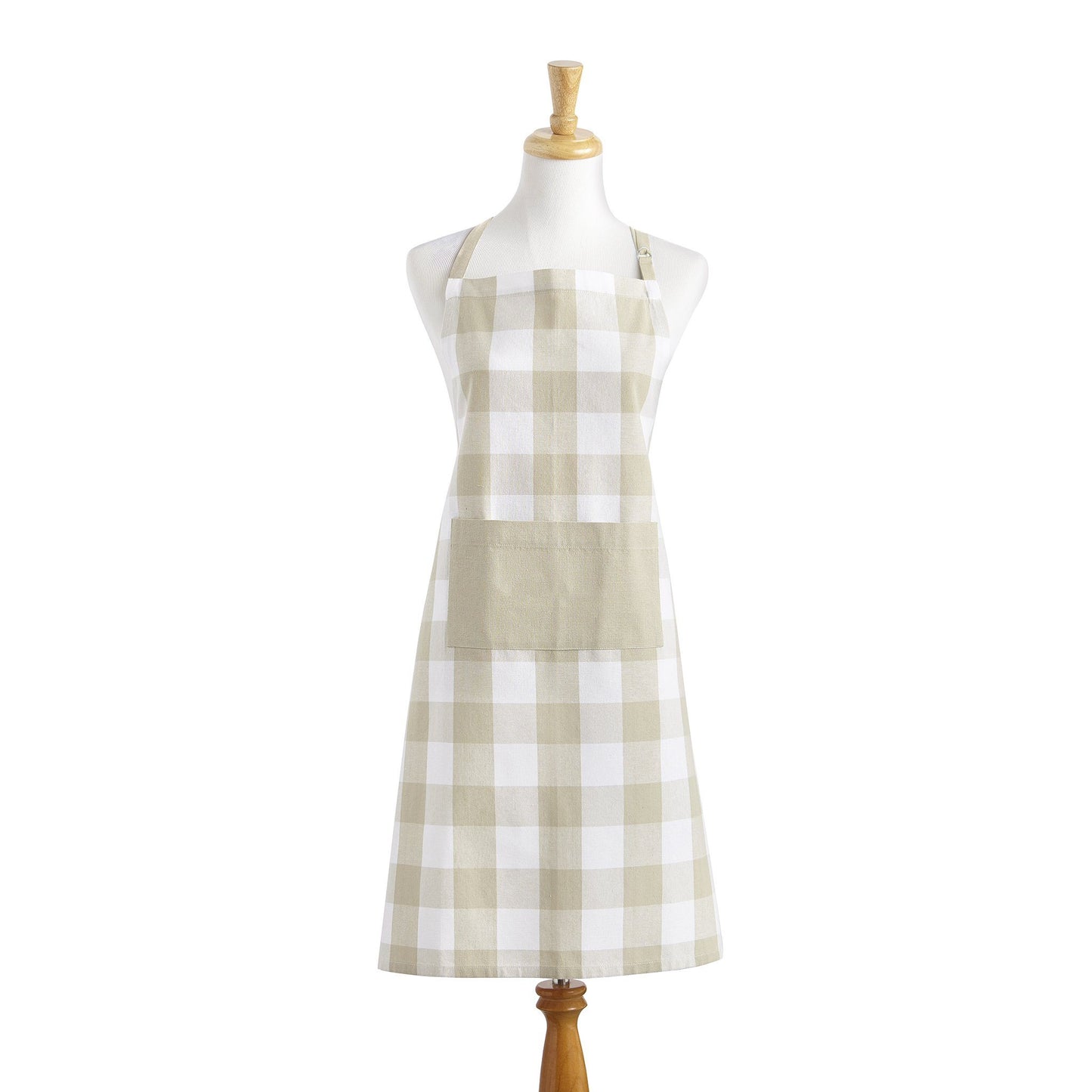 Farmhouse Living Buffalo Check Kitchen Apron with Pocket