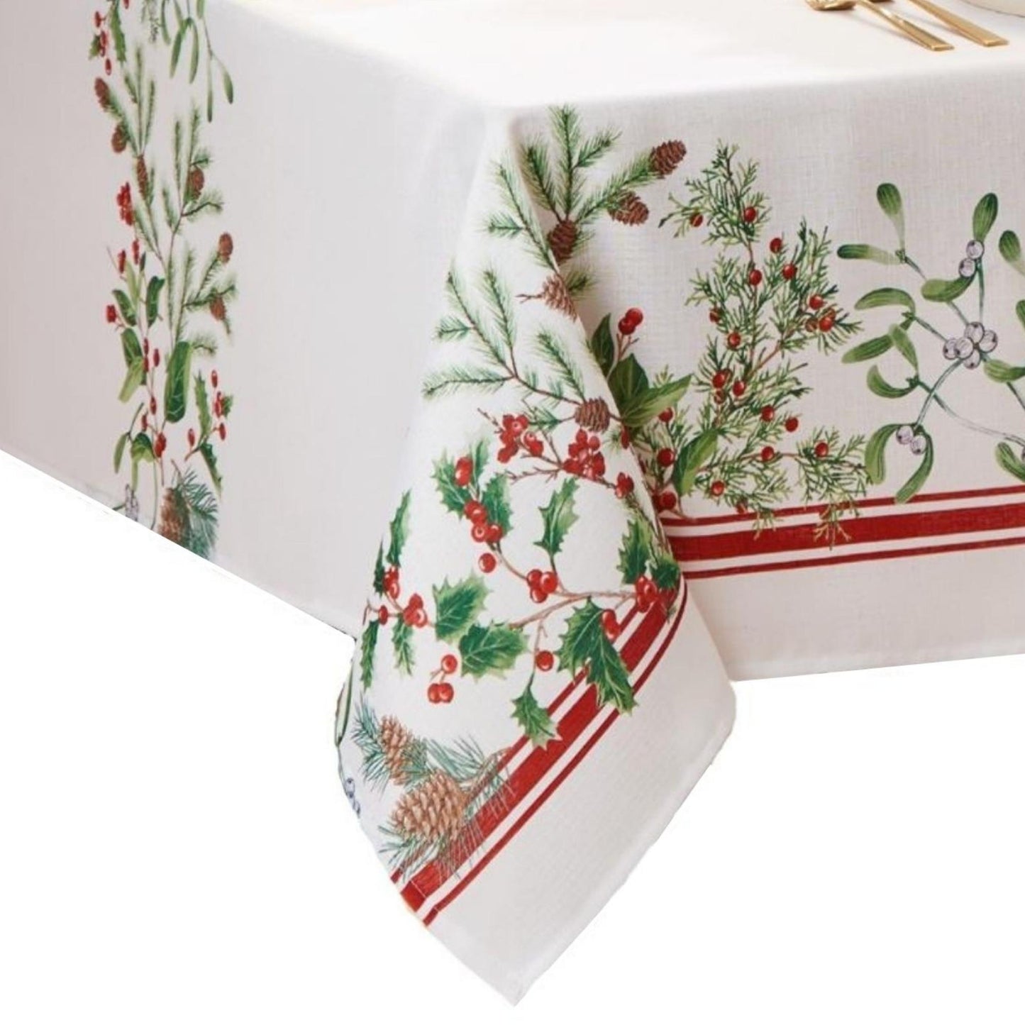 Mantel de bayas de vacaciones de invierno