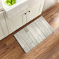 Farmhouse Living Faux Wood Grain Rustic Comfort Anti Fatigue Kitchen Mat-Elrene Home Fashions
