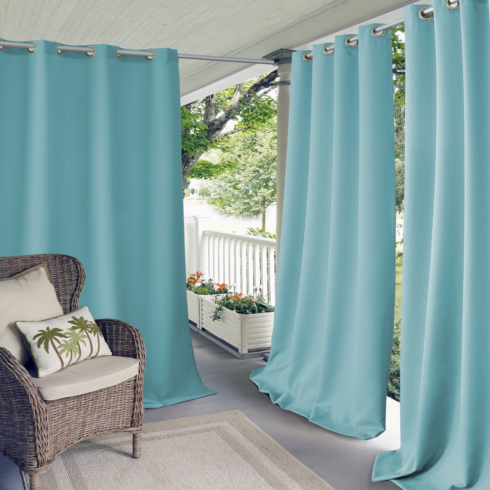 indoor outdoor curtain panel